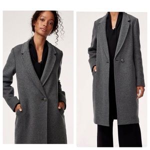 Babaton Stedman Coat Gray Sz M